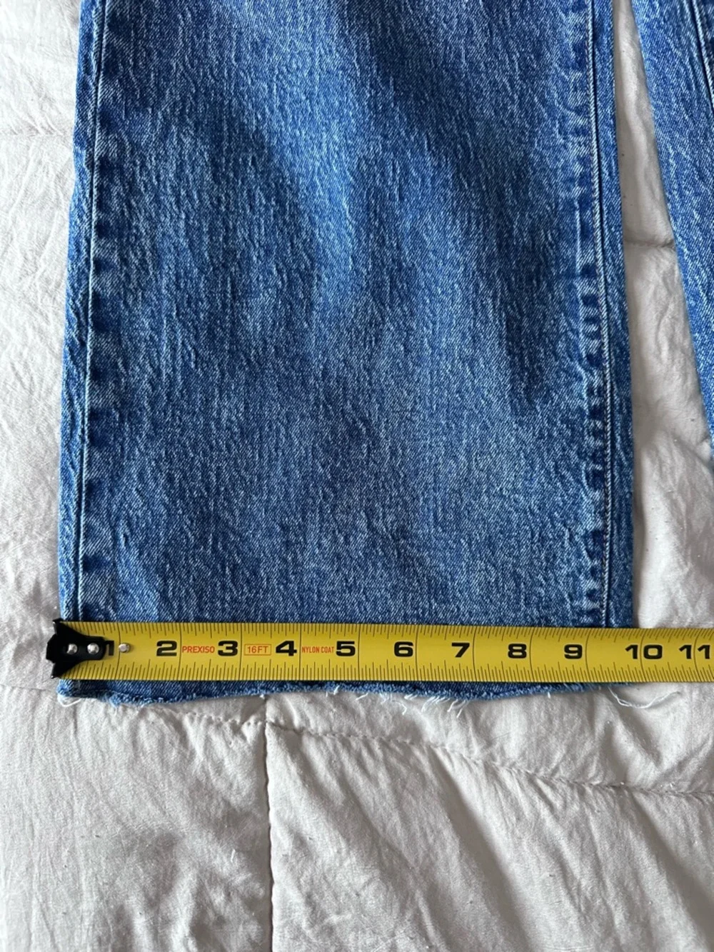 KENSIE JEANS The Carla High-Rise Wide Leg Blue Jeans with Braided Belt -0/25 - Picture 9 of 9